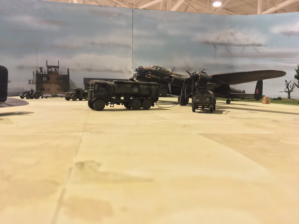 Philm_et_al's tweet photo. #HeritageConXI Excellent #BomberCommand #diorama by Market St. Station #HobbyShop #DundasONT #ScaleModeling #DundasON #IPMScanada @CWHM https://t.co/OAPOmBDSWe