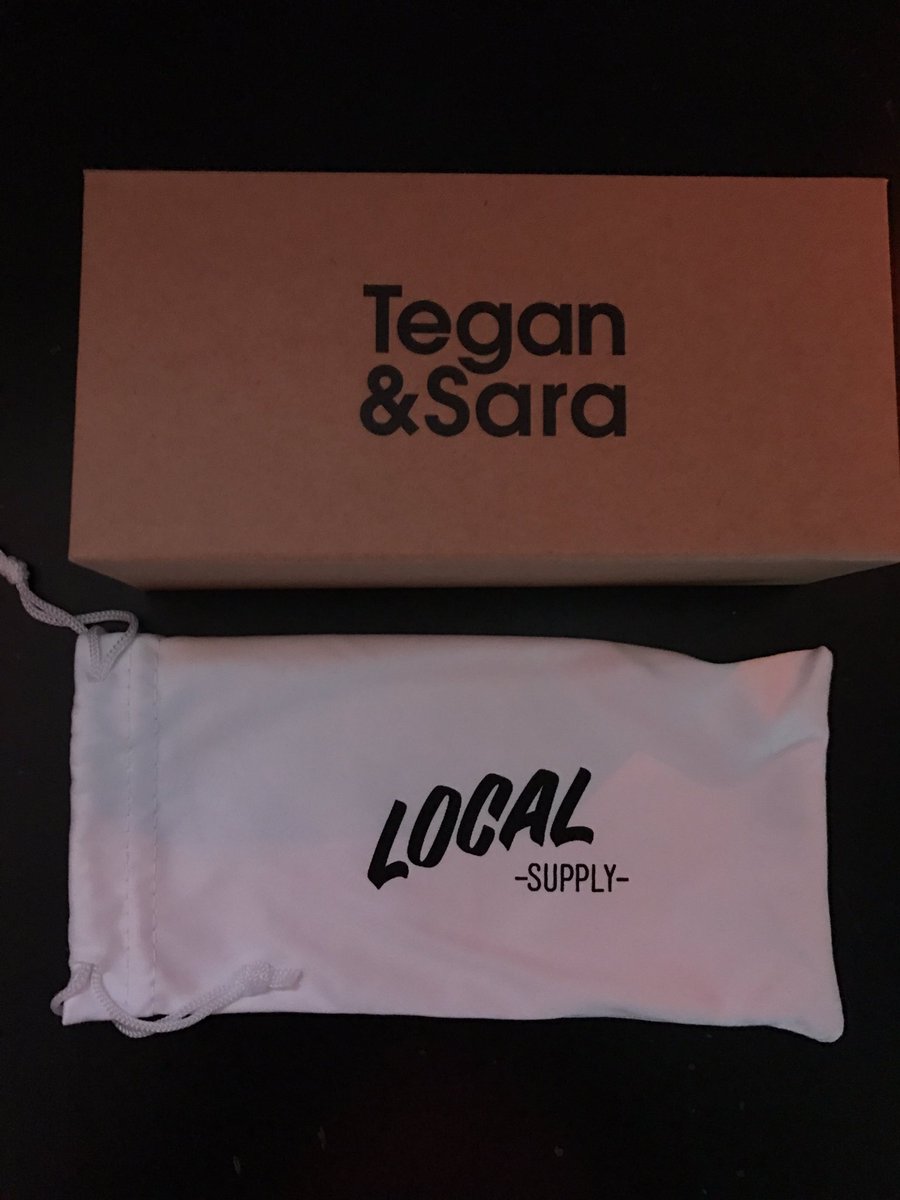 kbotonthedrums's tweet photo. Thank you @teganandsara and @LocalSupply for these wonderful sunglasses! I suppose you could say that I love em to death! https://t.co/gnrZH15wxN