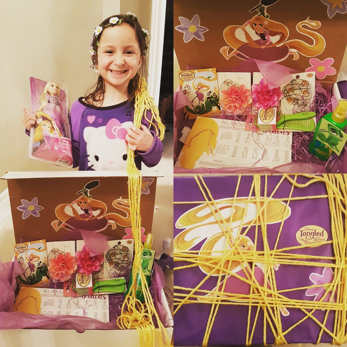 CanadianDadBlog's tweet photo. This is one of the coolest packages we've received in a long time. Check out this very cool #TangledTakeover pack from @DisneyChannelCA! https://t.co/miM4lZ5bNT