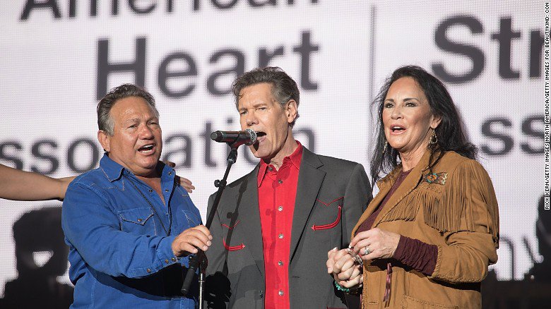 CNN's tweet photo. Randy Travis, left unable to walk or speak after a debilitating 2013 stroke, credits his recovery to "amazing grace" https://t.co/ZTwR1l2CtQ https://t.co/XIkfVrUBUg