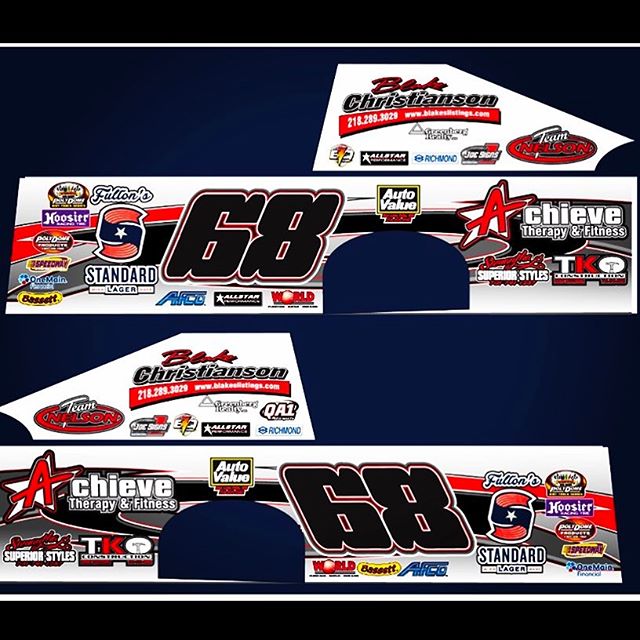 standardlagermn's tweet photo. We can't wait either Joe! "Little sneak peek at this years wrap, can't wait to see it on the car!" #standardlager 📷: @joe698 https://t.co/EdRk5p8qRK