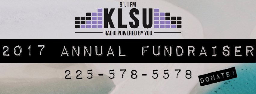 KLSURadio's tweet photo. SUPPORT COLLEGE RADIO! DONATE and we'll thank you with cool shirts, gift cards, Amazon tablets &amp; more. ⚡️📻 https://t.co/CafAAv5hfx