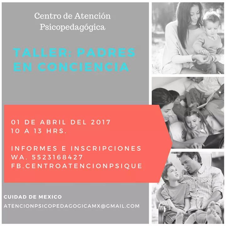 MarisaChezzy's tweet photo. Inscripciones abiertas! Cupo limitado! WA. 5523168427. 
#padresenconciencia https://t.co/fl1qgUXvQL