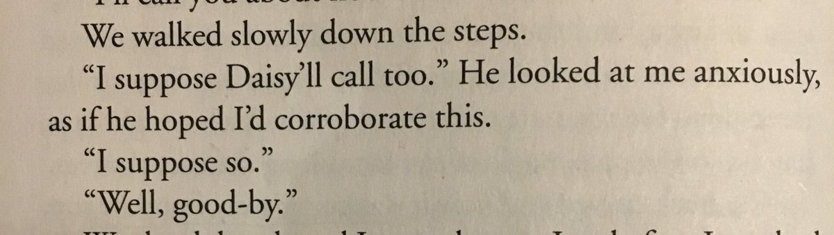 Will2018P2K's tweet photo. Gatsby looks to nick as a way to boost his spirits and nick doesn't feel like hurting him so he lies #TGGFake #Ch8 https://t.co/HJuaTFcDRA