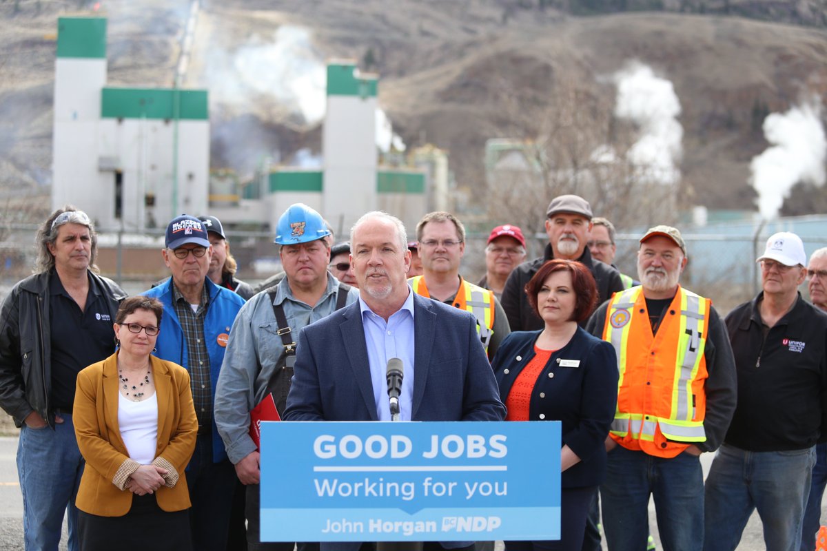 jjhorgan's tweet photo. In #Kamloops talking about our plan to revitalize #BC’s forestry sector and create thousands of good jobs in interior communities. https://t.co/MankM46QAu