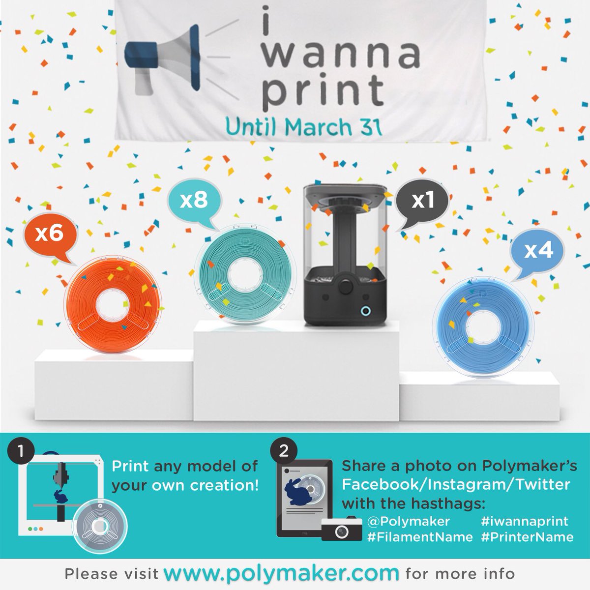 Polymaker_3D's tweet image. Few days left!
Submit your entry and win a #Polysher and amazing prizes! 

#iwannaprint #3dprinting #3dprint #3ddesign
