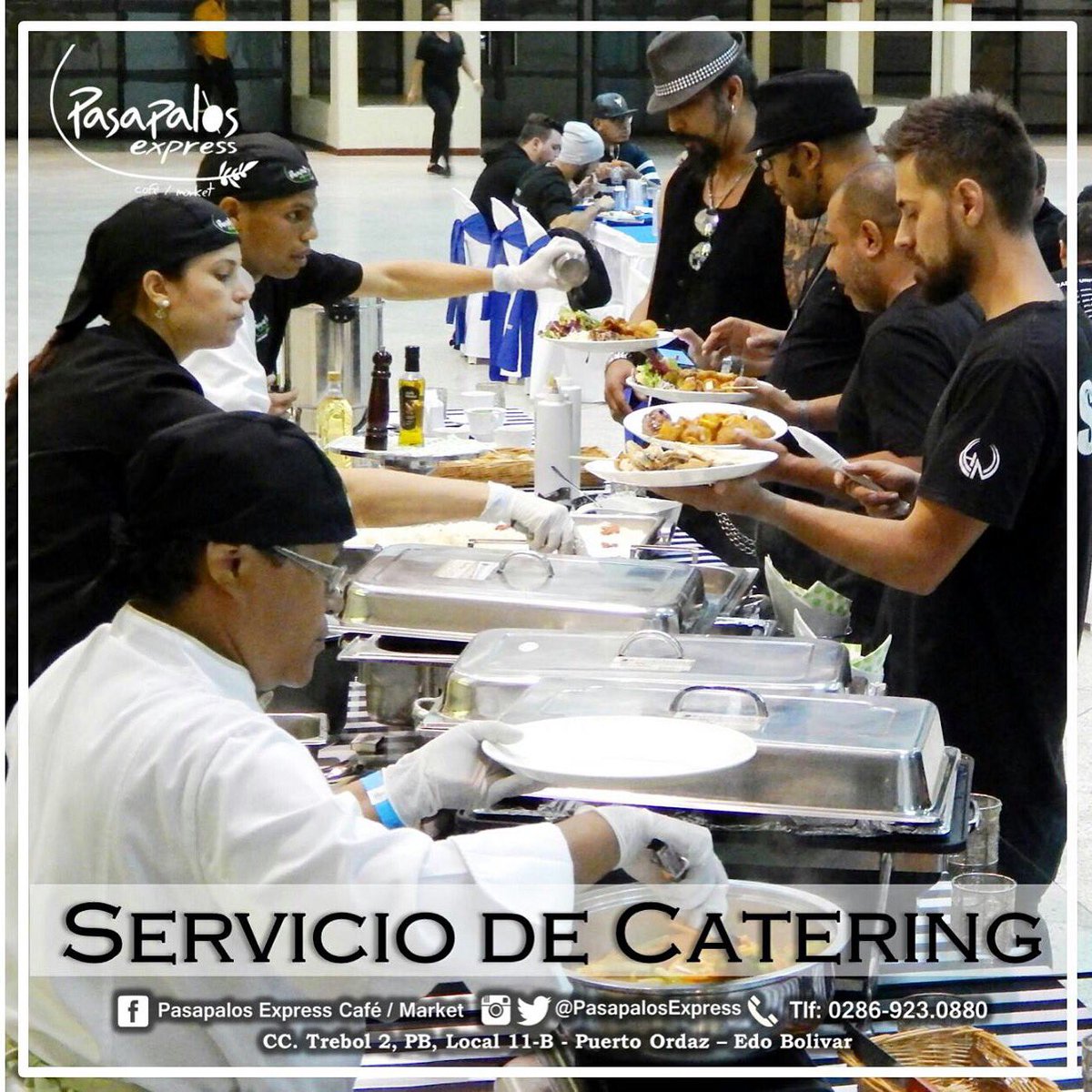 pasapaloexpress's tweet photo. Trabaja con profesionales! #pasapaleando #catering #refrigerios #asesorías. Consulte por el : 02869230880 / 04148756245 https://t.co/aiIv9ut9oD