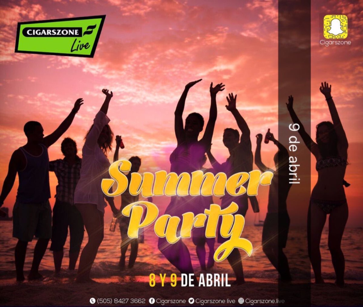 Summer party CIGARSZONE 9 de abril