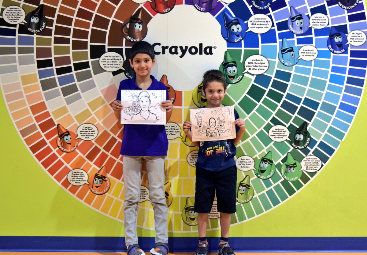 Listen2Lena's tweet photo. Creating your own colouring sheets - starring you! - at @visitcrayolaORL is AWESOME. #BigWorldExplorer #MyOrlandoStory https://t.co/TRtXdfuvaf