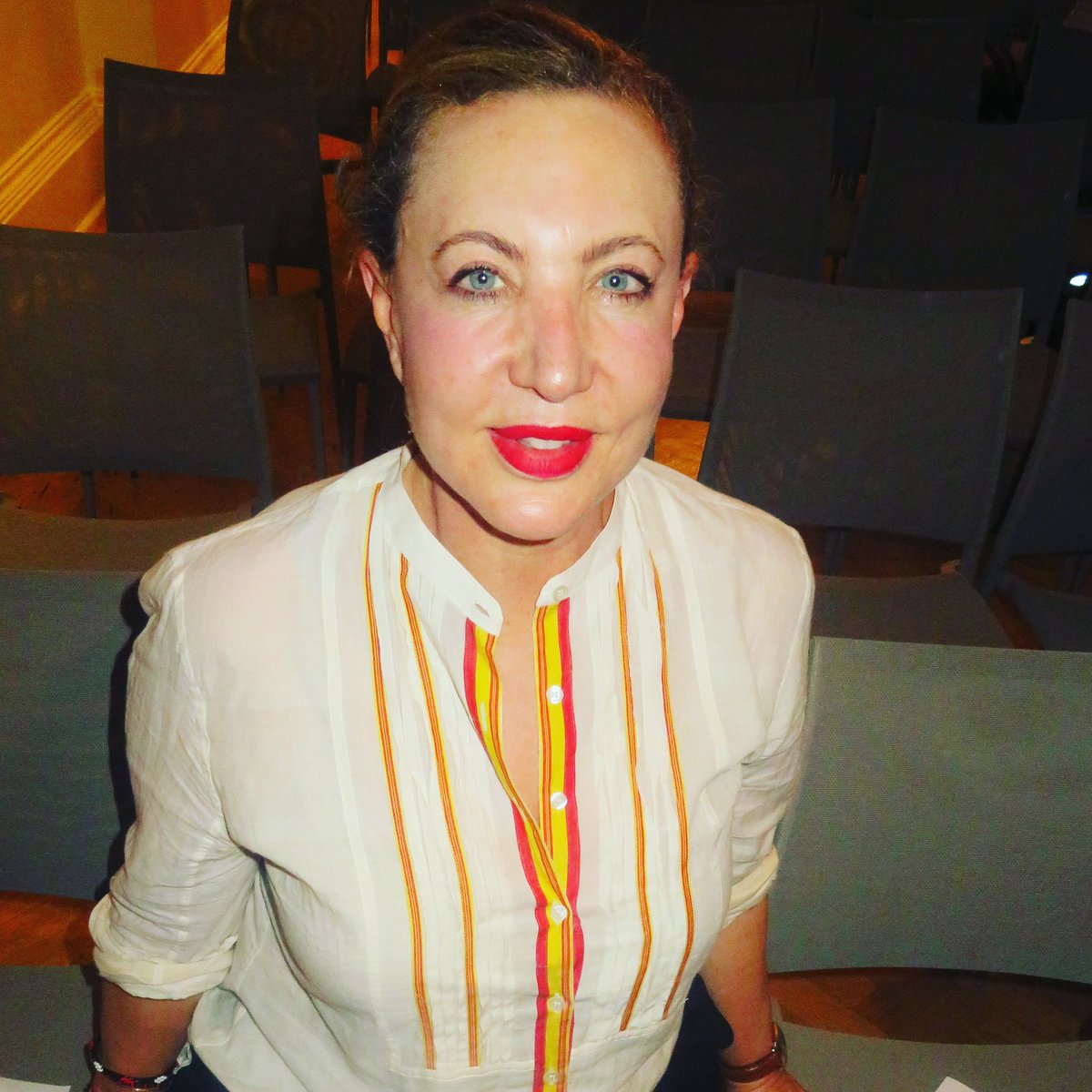 stephenmahoneym's tweet photo. #Mypix #Italian #Actress #LaiaForte #post #monologue from #original #book #EverybodyIsRight that's now #paolosorrentino #play @iiclondra https://t.co/YbQlNRIJ8g