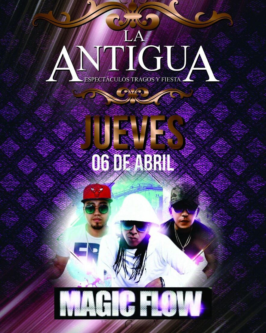 _La_Antigua_'s tweet image. Te esperamos este 6 de abril a empezar la fiesta con #MagicFlow , #Banda11Pueblos y #ReyFlanders.
#YoSoyMasALaAntigua