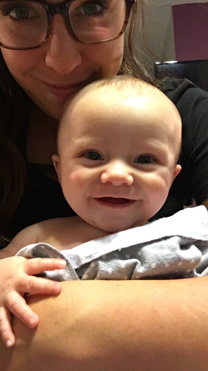 ash_mcdowell's tweet photo. I can't believe you're already 6 months old! QUIT GROWING! #CalebDaniel ๐ค๐ https://t.co/6JN9LU2g91