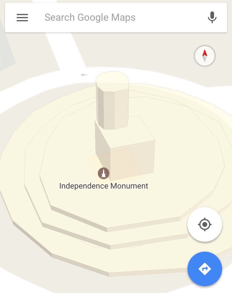 The1961_'s tweet photo. Someone must be able to do a better job at drawing the Independence Monument #phnompenh #cambodia #googlemaps https://t.co/aMT0RMKUG3