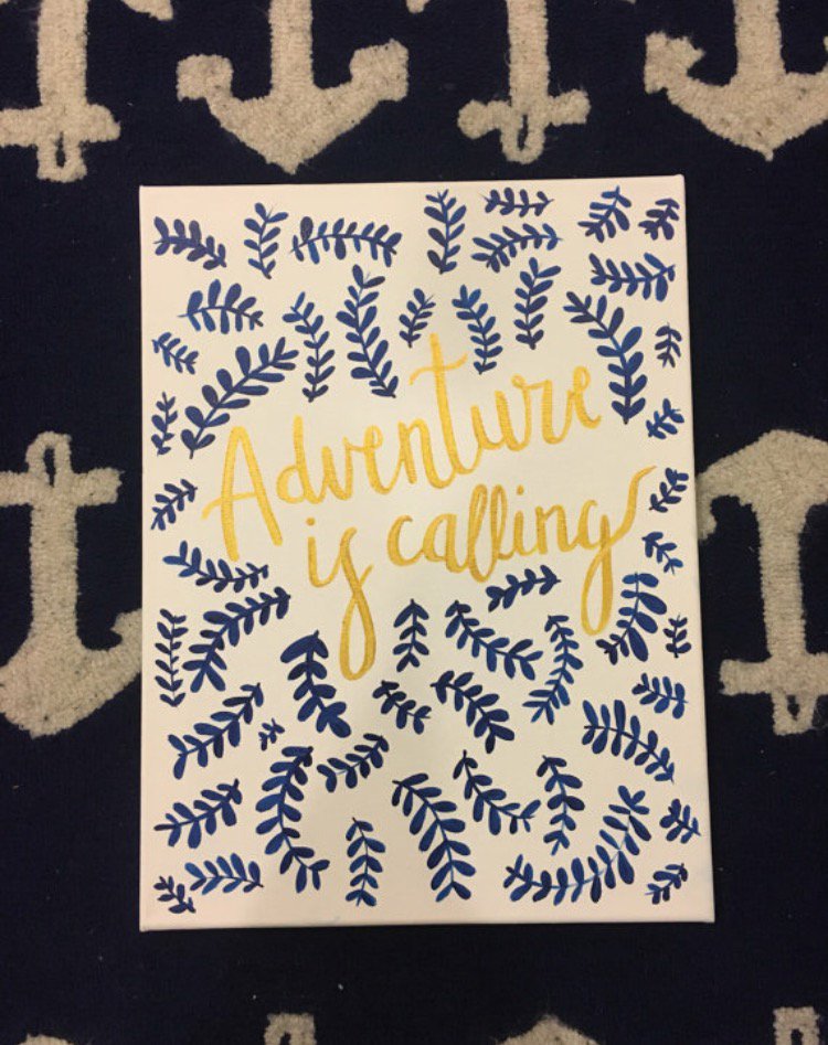 Darling Details has started a new chapter in its story today! We joined Twitter! To celebrate, all canvases on the Etsy are now $10!