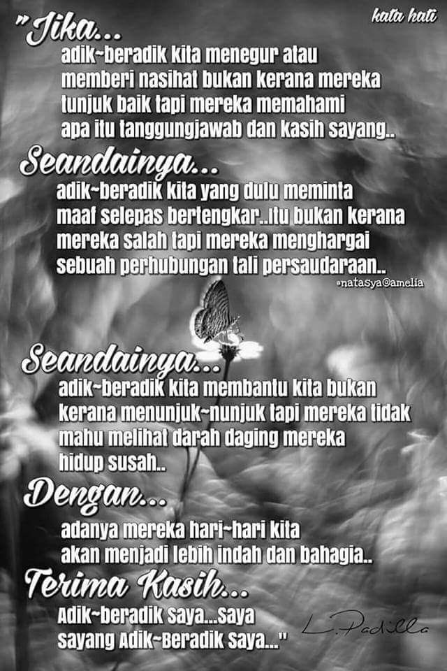 Kata Kata Untuk Adik Beradik - sakk-kal