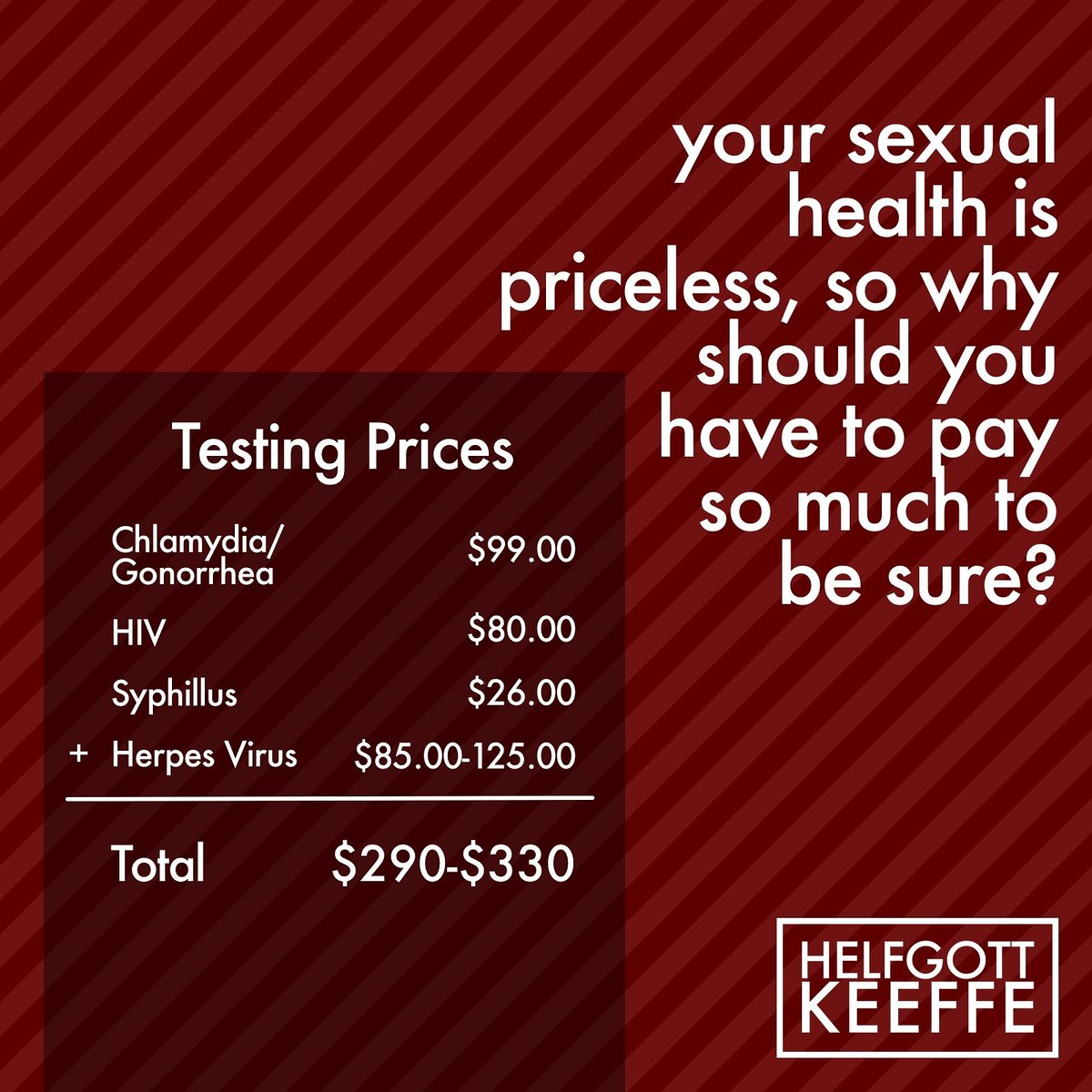 No student should avoid getting tested because of the fees #safetyfirst #votehelfgottkeeffe