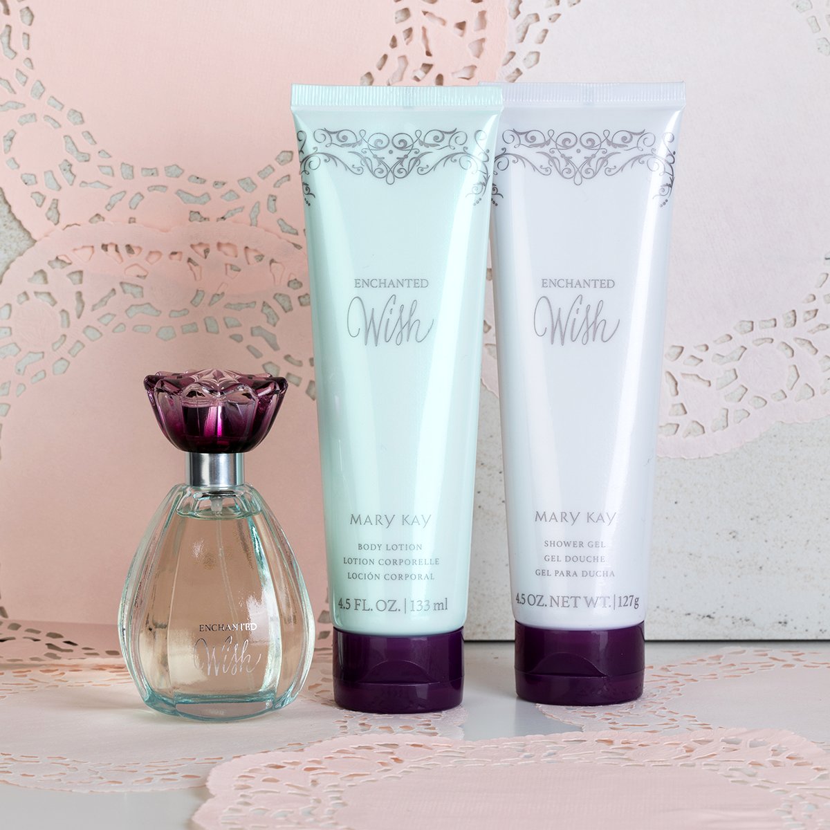 fishbackmarykay's tweet photo. Valentine’s Day is almost here! Our new Enchanted Wish products make the perfect gift. https://t.co/bx76xOPHSt https://t.co/c0jzUZuBeH