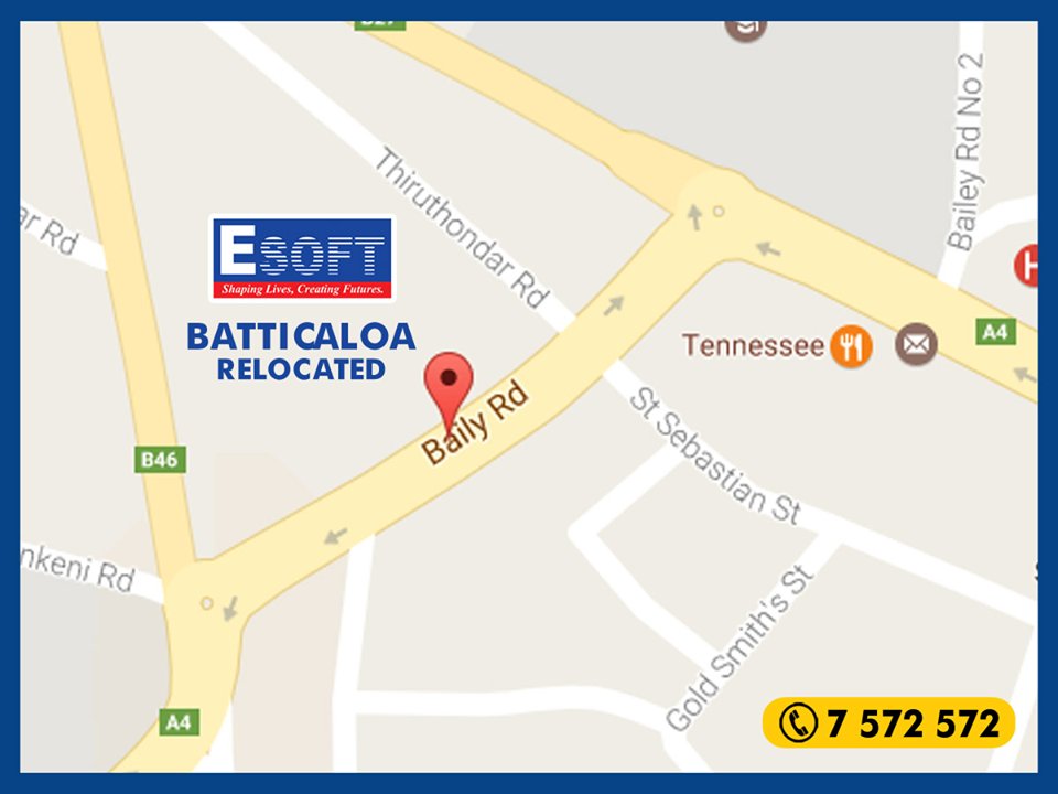 Esoft Metro Campus Our Batticaloa Branch Has Been Relocated Drop In Grab A Free Dell Laptop When You Register For An Hnd Or Get Up To 50 Off On Esoft Metro Campus Our Batticaloa Branch Has Been Relocated Drop In Grab A Free Dell Laptop When You Register For An Hnd Or Get Up To 50 Off On