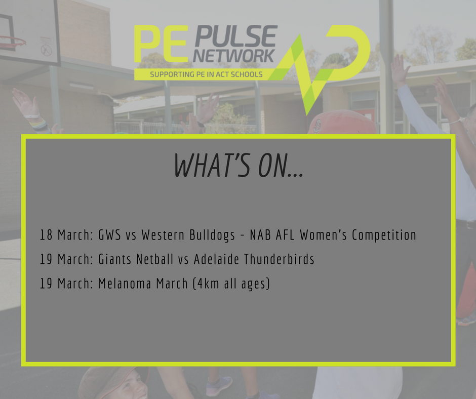 PEPulseACT's tweet image. What is on In Canberra? #active #CBR