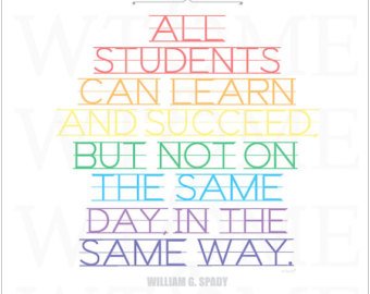bpreston24's tweet photo. All Students can learn and succeed but not on the same day in the same way. #LivingEduAllDay #inclusion https://t.co/1V35dPmNF0