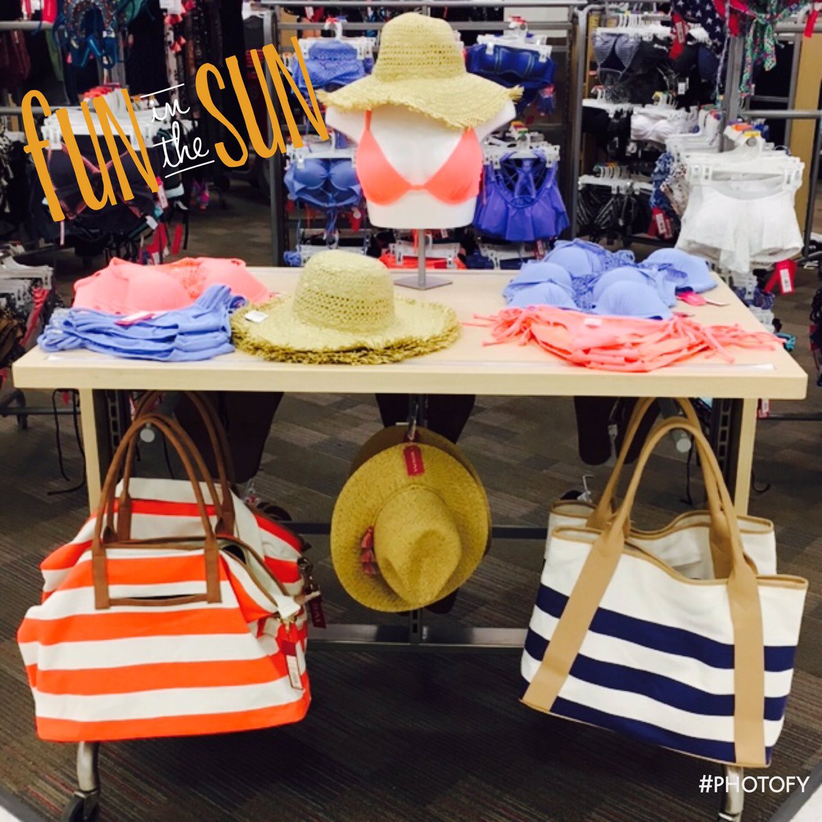 IselaNavarroTGT's tweet photo. Ready for some fun in the sun! ☀️☀️#swimsales #WintheWeather #1425TheRivera @manrique_jd @grassroots22 @Itsamberrrtgt @TucciTGT https://t.co/qcMrHfC5BC