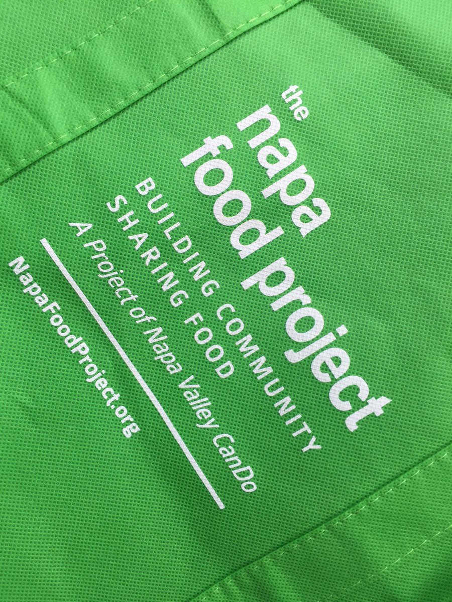 Doing our bit support the #Napa Food Bank with the brilliant support of #NapaValleyCanDo for the thousands of Napans who go hungry every day