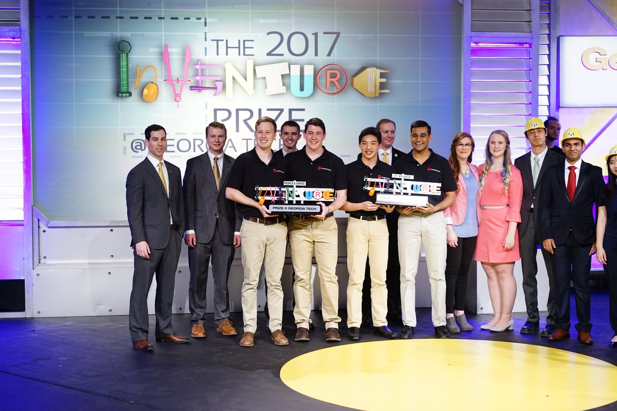 GeorgiaTech's tweet photo. 2017 #InVenturePrize $20,000 winner: Team CauteryGuard https://t.co/LxCJISVFgp