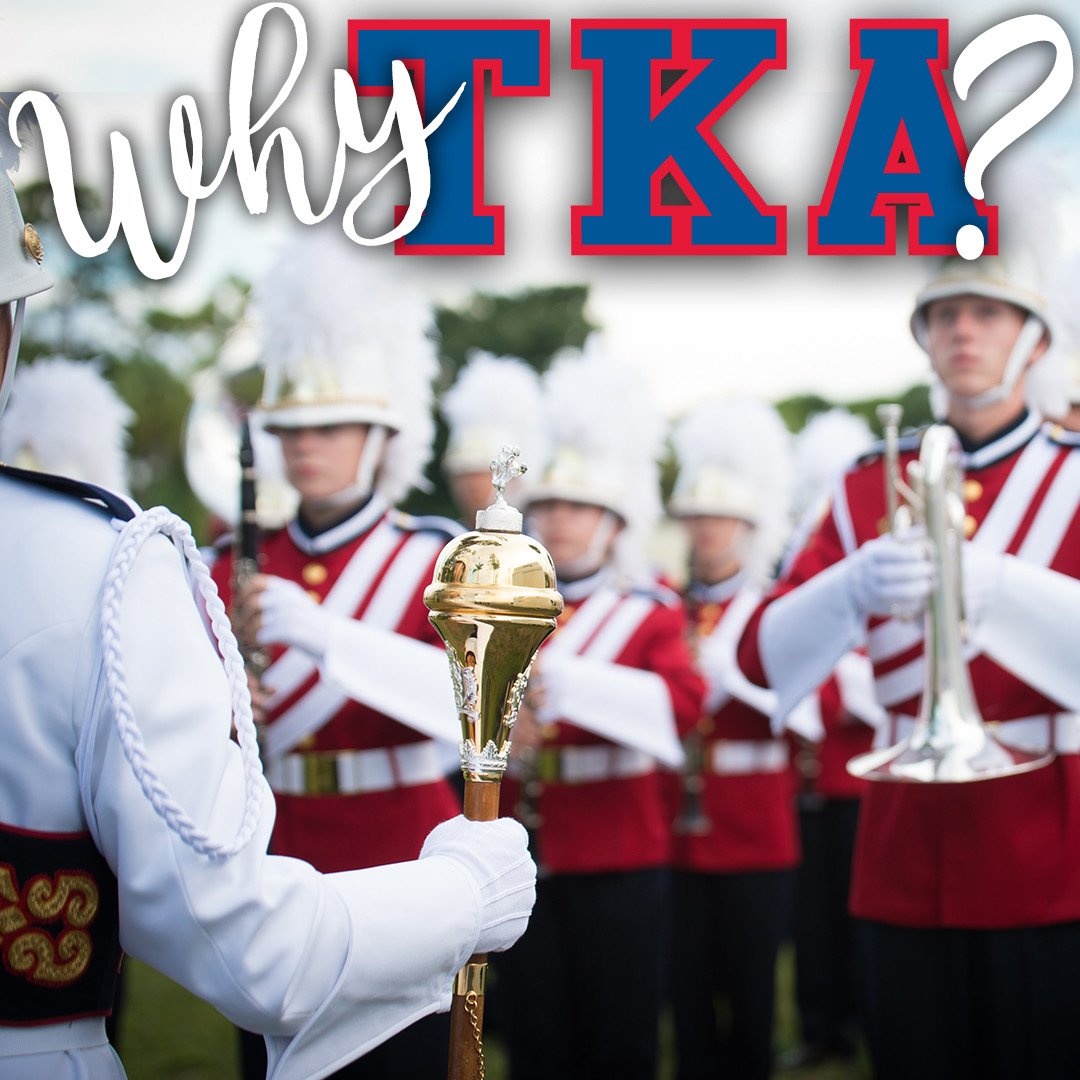 coachkeithallen's tweet photo. #WhyTKAWednesday The King's Regiment has performed at the Miami Marlins Baseball game and marched in Disney's Christmas Parade this year! https://t.co/C1iVLbW5v4