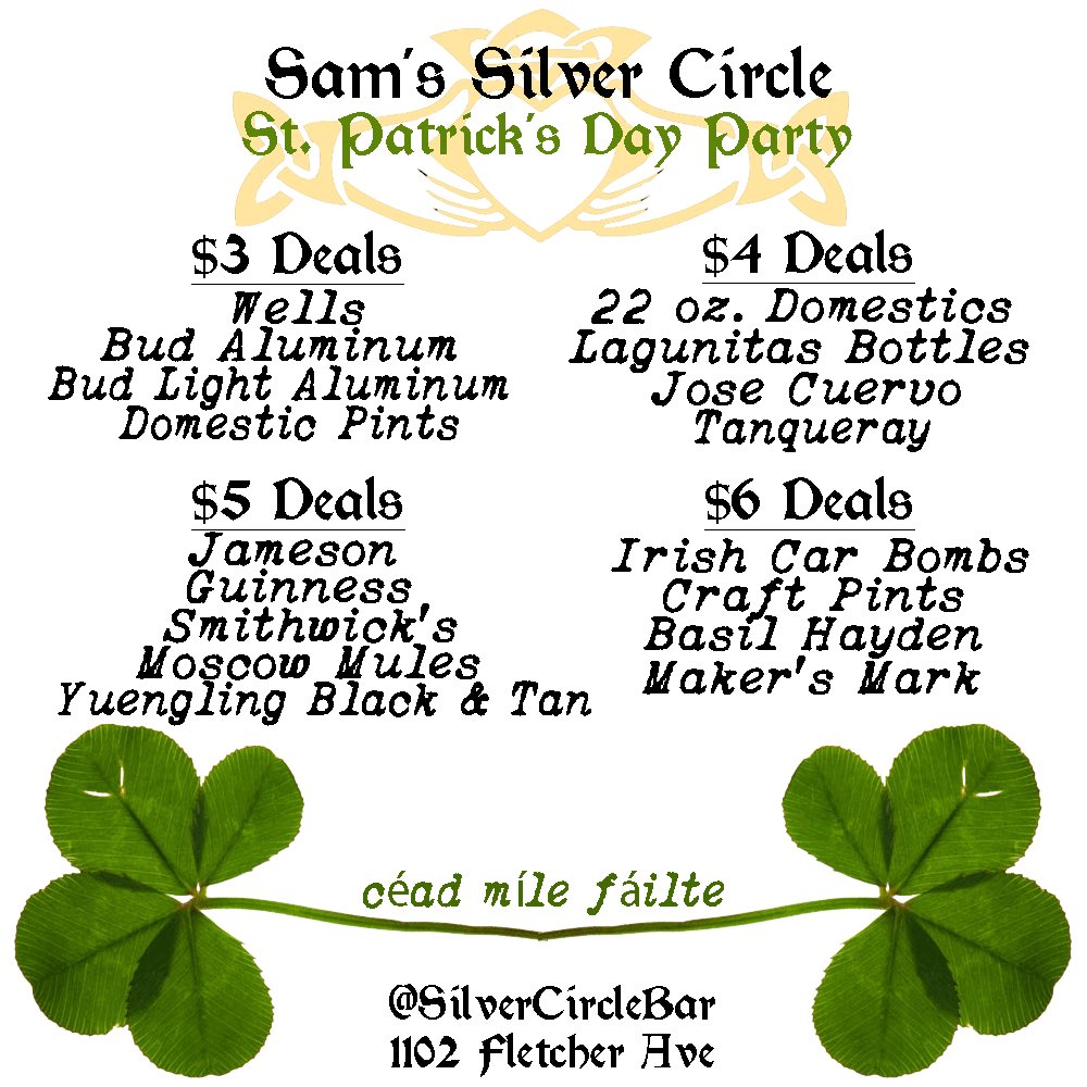 SilverCircleBar's tweet photo. FRIDAY! https://t.co/JPxxYX1Abe