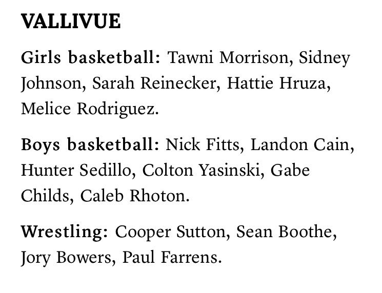 vhsfanatics's tweet photo. Congrats to our falcons who earned All-Academic honors for winter sports. We are #falconstrong! https://t.co/nmje7AgcTq
