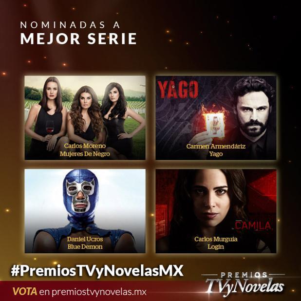 PremiosTVyNMX's tweet photo. Tú decides quién gana en los #PremiosTVyNovelasMX ¡Así que entra a premiostvynovelas.mx y elige a la 'Mejor Telenovela'! https://t.co/QrnAbe5cXG