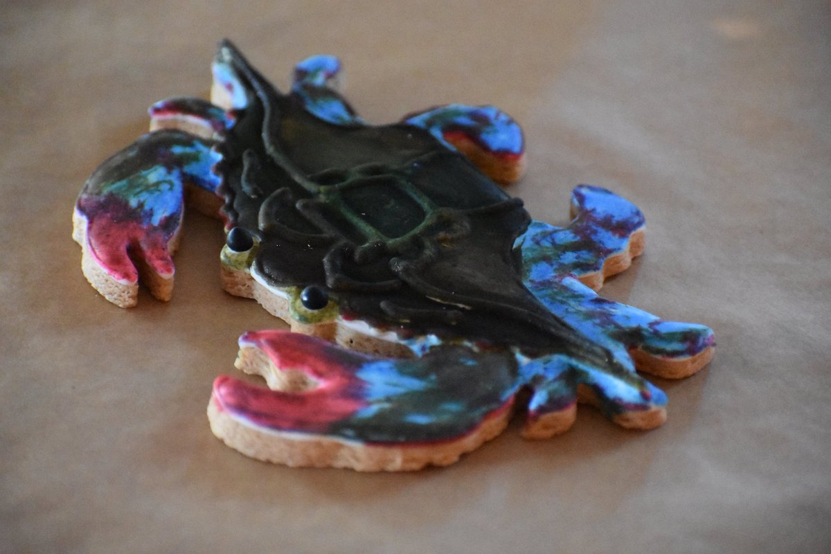 NCCatch's tweet photo. Stumpy Point Shrimpers Wives treated NC Catch Summit attendees to divine homemade treats! #NCshrimp #NCbluecrab #OBXCatch #sugarcookie https://t.co/jx6HyX9NwA