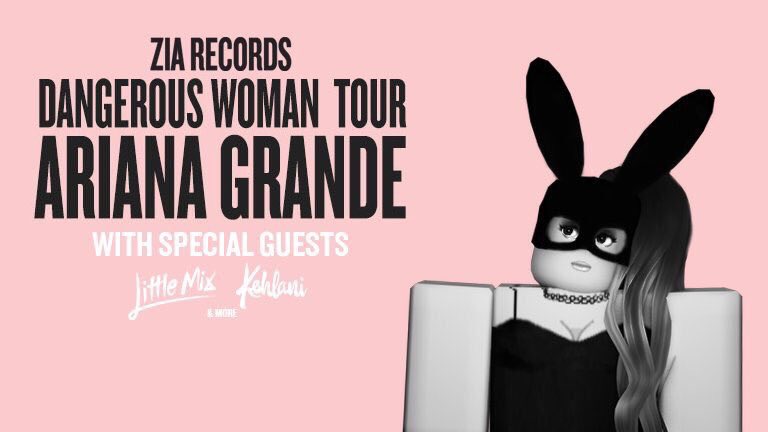 RobloxRIAA's tweet image. The #DangerousWomanTour Has Grossed Over 5Million And Full Servers At Every Show