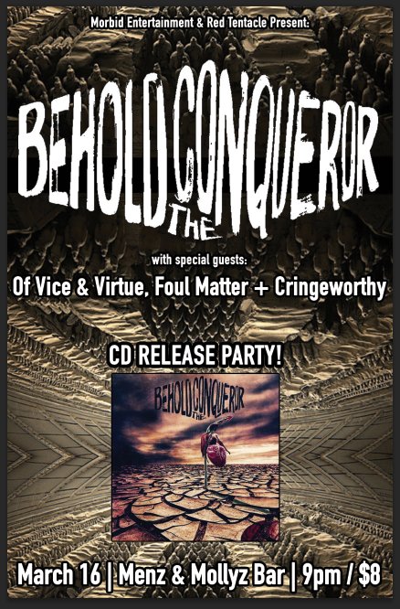 TOMORROW NIGHT AT MENZ