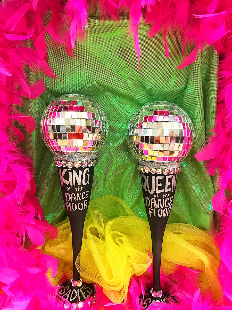 Sadie Hawkins: Blacklight dance is THIS Saturday 8-11! 
Dance to win the mirror ball trophy and be named King and Queen of the dance floor!💚