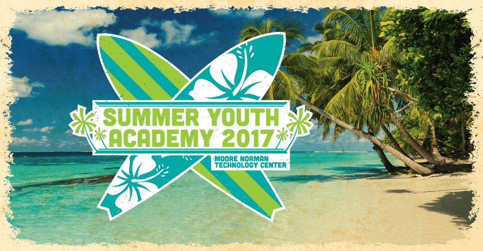 MooreNormanTech's tweet photo. June's Summer Youth Academy schedule is now available! Enrollment begins in April. More info: https://t.co/e6zicYyyHj

Surf's up. https://t.co/korXFxytaw