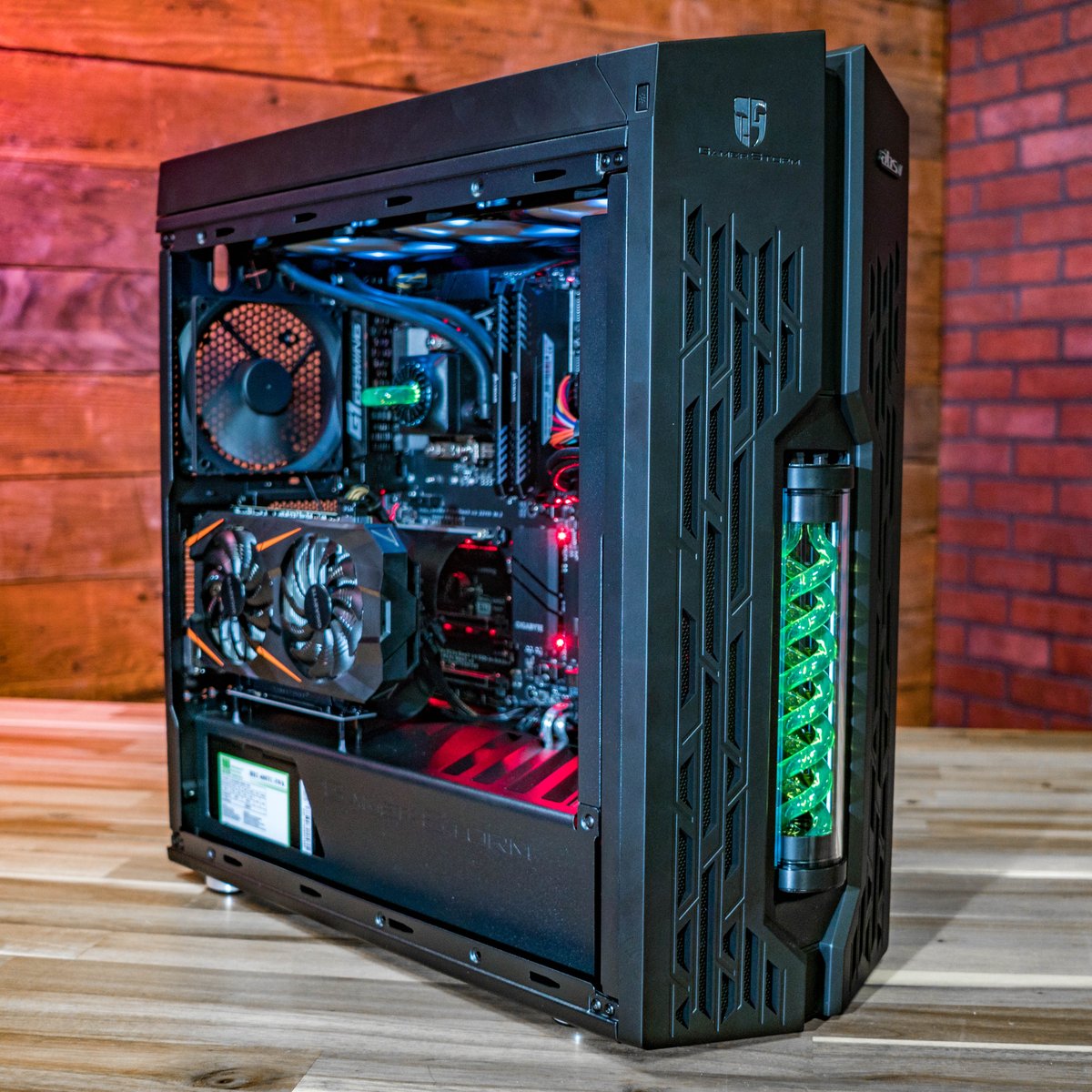 Newegg's tweet photo. Congrats @NavyChiefEWC for winning the Fan Favorite prize in the @GIGABYTEUSA #Mod2Win contest. You won this ABS PC! https://t.co/ux7UpwRFKf https://t.co/U9LgSHZpdG