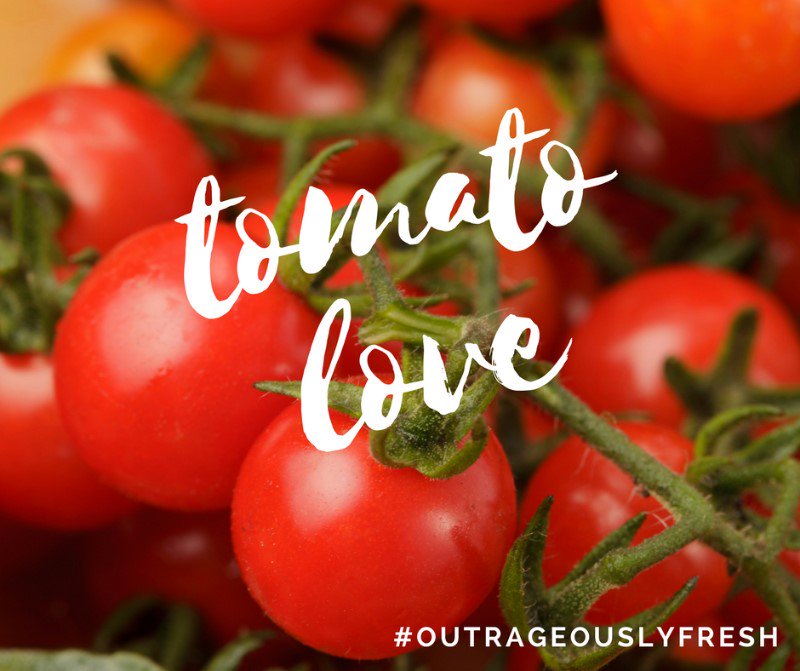 OFreshProduce's tweet photo. Weβre feeling the tomato love today! This nutrient-rich superfood is packed full of flavor. #OutrageouslyFresh #NationalNutritionMonth https://t.co/kVMpRRVkUk
