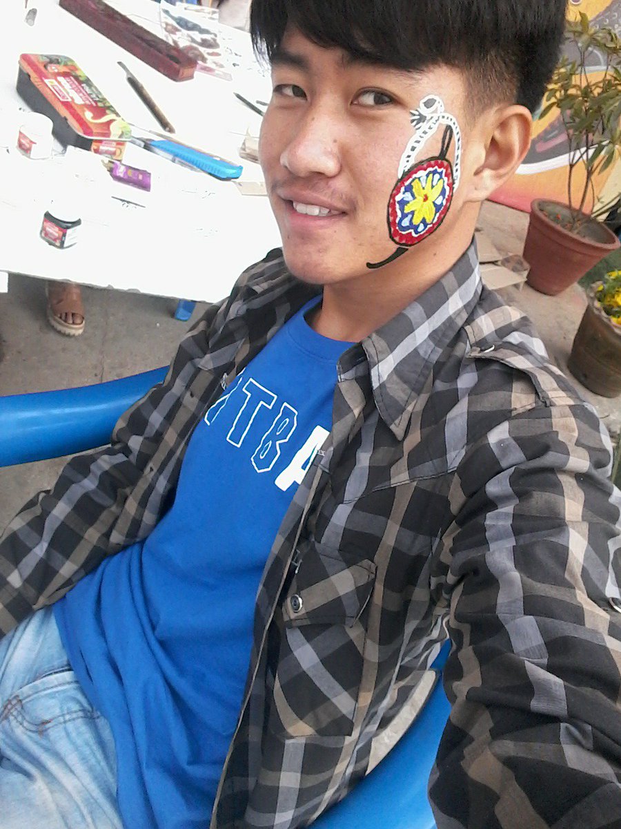 magaruttam3's tweet photo. #paintedface #jayamagarat 
#proudtobemagar https://t.co/P91y1Jm31h
