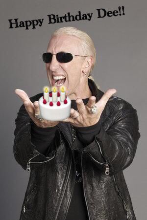 Happy Birthday Dee Snider! 62! 