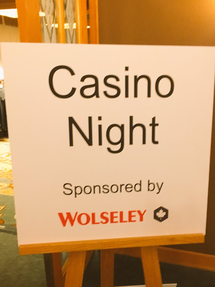 awwoa's tweet photo. Come and check out casino night sponsored by @WolseleyCanada #AWWOA2017 https://t.co/r44XvNG5pS