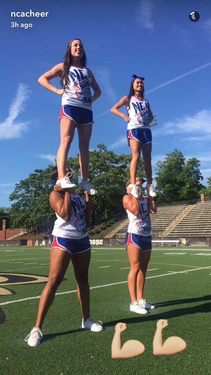 #WomanCrushWednesday goes out to JAM! Miss you, your single base skills, &amp; being on ncacheer Snapchat! Follow ncacheer on snap! ✨❤️💪🏼