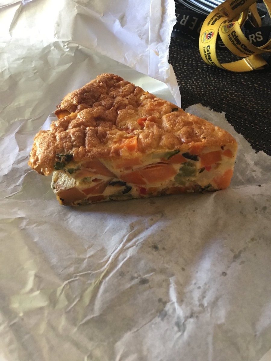 Real_Abs1's tweet photo. Very happy I got introduced to frittata in during my stay in England thanks #MrsPerry @atheviolethour @chrishp @Plaxtolcc https://t.co/kVFzrh7cAW