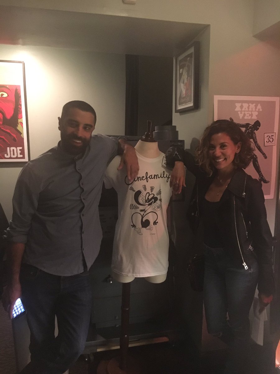 ARRAYNow's tweet photo. Live from @cinefamily in LA for #NAMOUR encore screening #ArrayToday with producer + cast! https://t.co/U4N0qWwqwd
