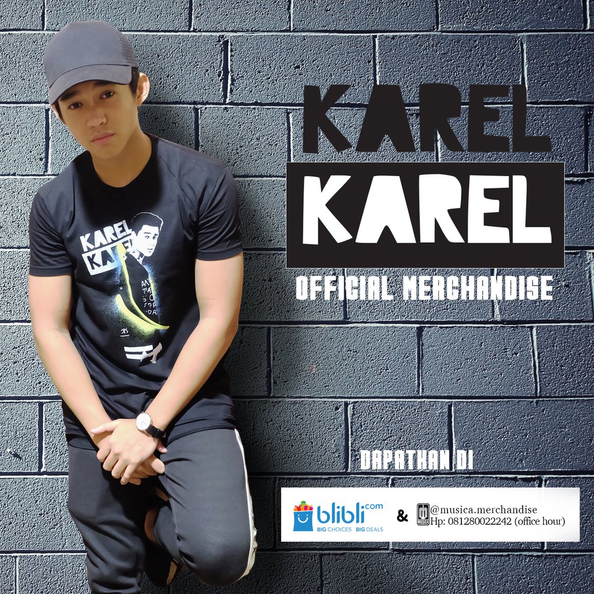 MusicaMerch's tweet image. Hallo @karelswag? Ada merchandise baru nih buat kalian dari @MusicaMerch biar samaan gtu sma @karelsusanteo, buruan Y order di @bliblidotcom