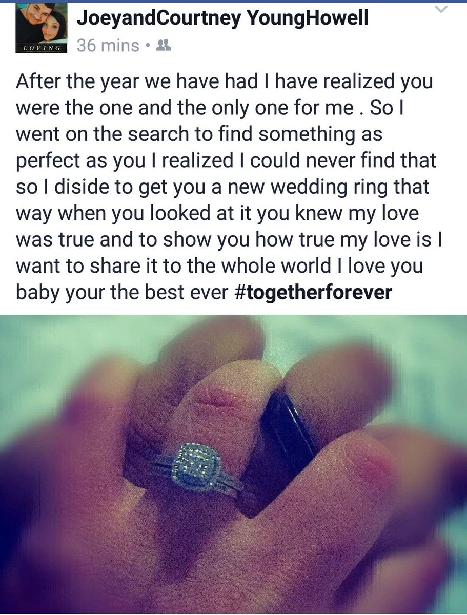 CourtneyH_89's tweet photo. When you roll over to post like this from your husband ! Amazing we are getting remarried next for our 5 year anniversary ! https://t.co/Hh3C4hxvqH