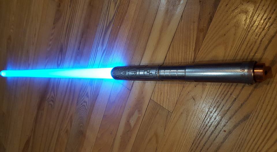 swhitmer_edu's tweet image. Salt water etching Al &amp;amp;, Cu plating to make relic saber. Practice for fall art class  @StarWarsinClass #rebellegion #alphabase #starwars