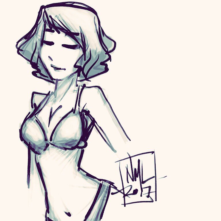 Dark_Gryphon's tweet photo. Daily Sketch 74, nothing fancy. Very tired and just did some doodling on the Zen brush app on the iPad 😌 #dailysketch #zenbrushapp https://t.co/oeZqDcldX6