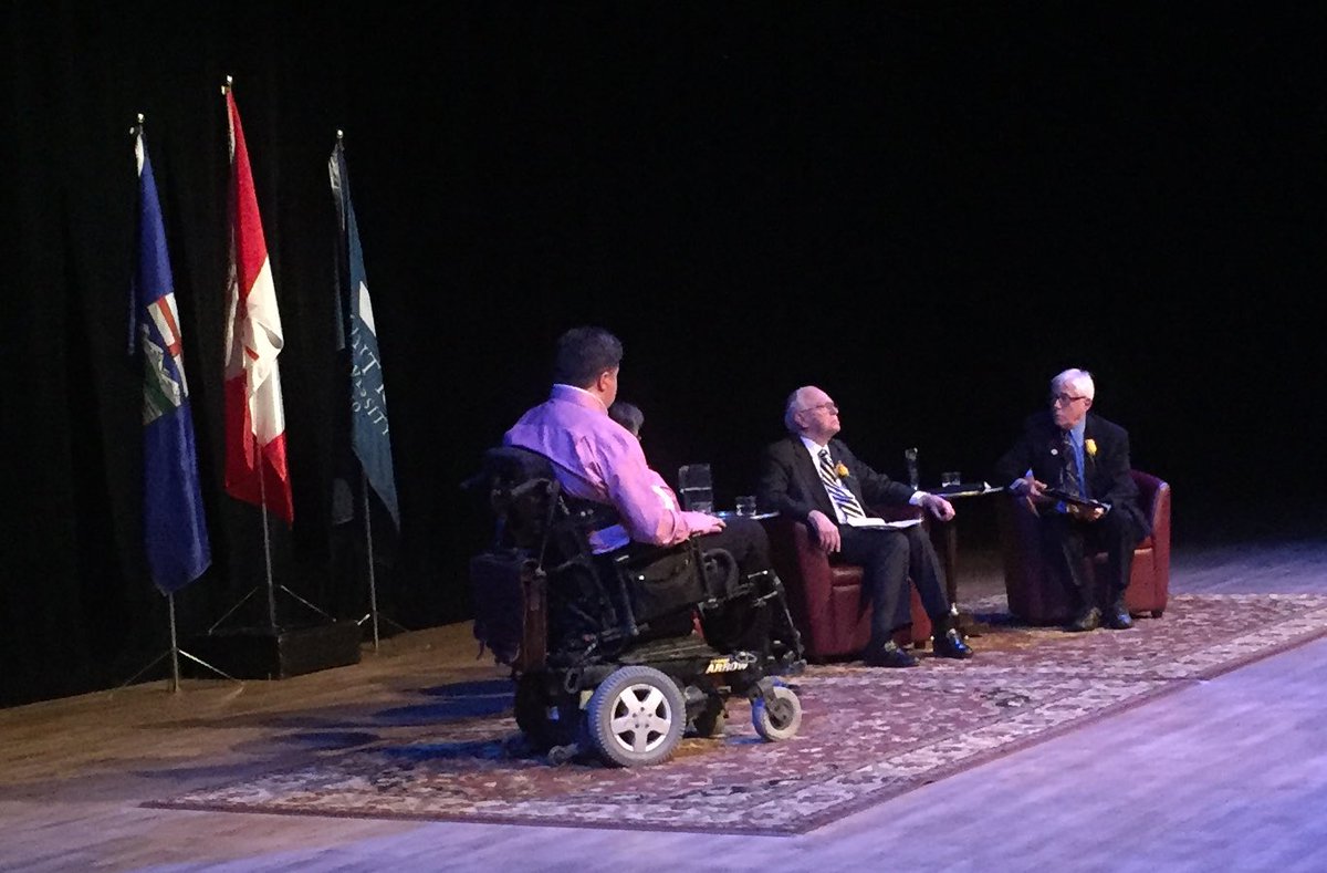 jzarts's tweet photo. Honoured to host #CalgaryPeacePrize @yycARTS awarded to Douglas Roche - inspiring and challenging call to action. https://t.co/ndIb6vd9zK