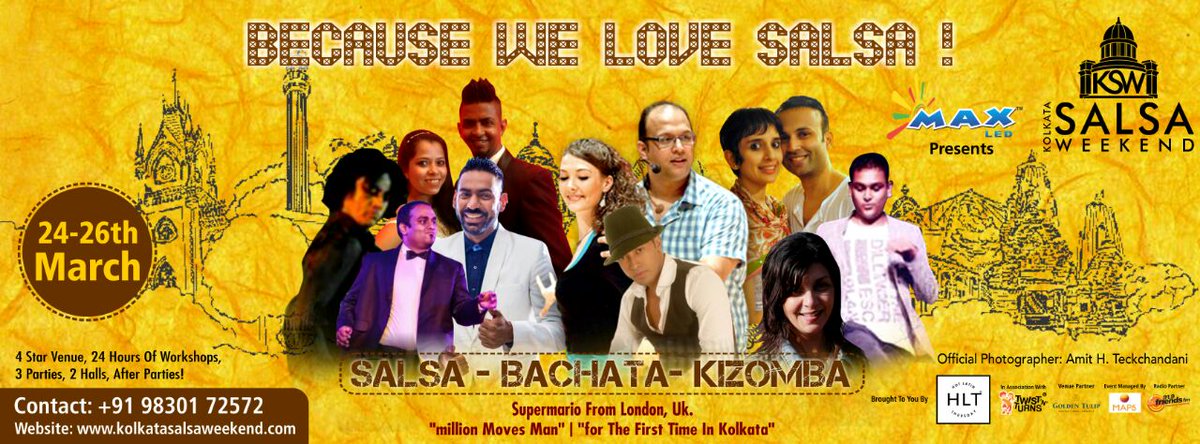 hiteshsalsawala's tweet photo. Ready? Only one week to go! #KSW #KolkataSalsaWeekend #SalsaWeekend #Kolkata #Salsawala #HLT
Call 98301 72572 to register! Hurry! https://t.co/Vz9QJQgH9W